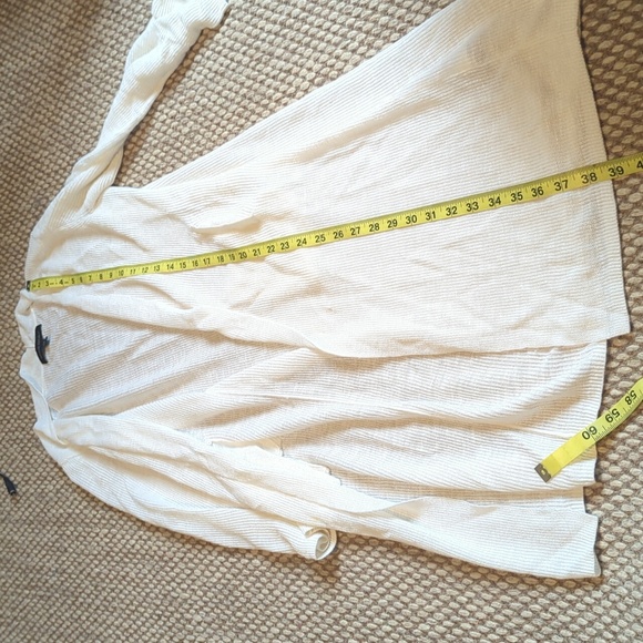 Banana Republic Long White Knit Cardigan - Picture 7 of 8